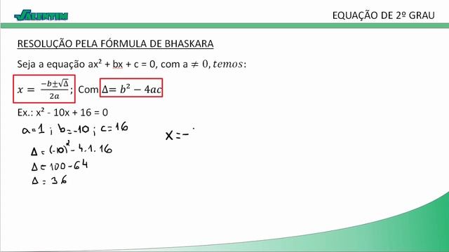 EQUAÇÃO DO SEGUNDO GRAU смотреть онлайн