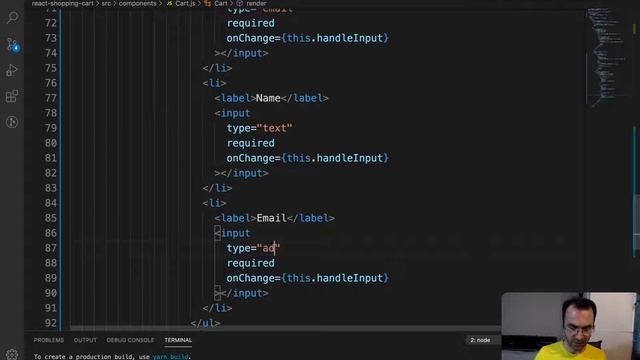 React Tutorial - Part 08 - Full Shopping Cart By React & Redux | Checkout Form смотреть онлайн