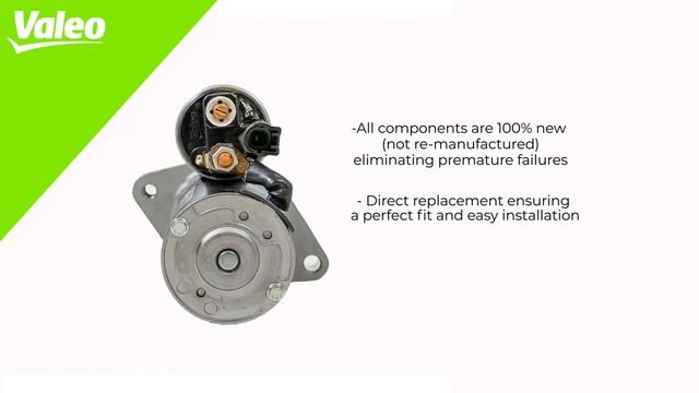 New Premium Valeo Starter Motor for Toyota Corolla 1.8L 2009-2016 смотреть онлайн