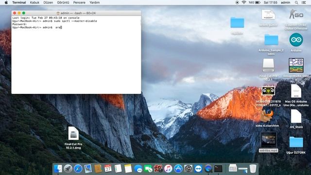 Macbook Apple Store harici uygulama yüklemek - uygulamaya izin vermek - load external application смотреть онлайн