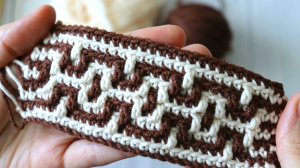 Этот узор вяжется ЛЕГКО и ПРОСТО. Техника мозаичного вязания крючком