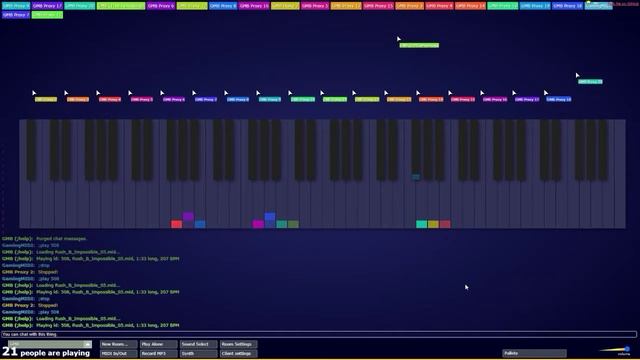 Rush B on Multiplayer Piano (Terrium Fork) Using GMB смотреть онлайн
