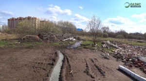 Затопило участок? Как избавиться от воды на участке? Как осушить участок? Дренаж.