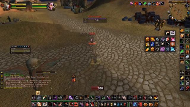 The Bread vs world buffs on a PvE server. смотреть онлайн