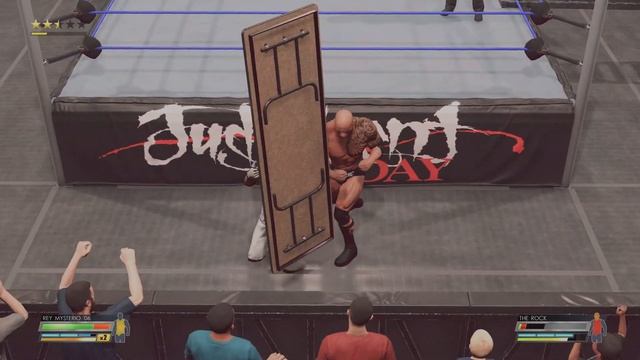 WWE 2K22 Rey Mysterio vs The Rock For WWE Champion (Brahma Bull) Belt at Judgement Day смотреть онлайн