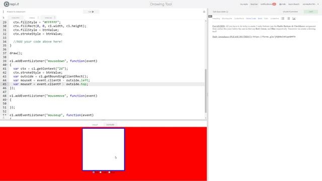 SEP I - Assignment for 6/11/20 - Drawing Tool (3) смотреть онлайн