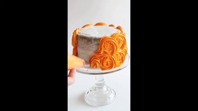 Orange Double Rose Cake смотреть онлайн
