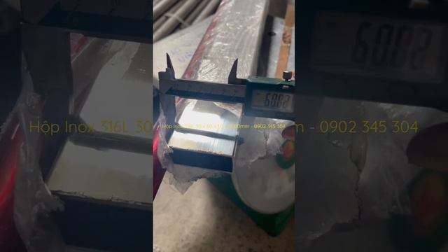 Hộp Inox 316L 30 x 60 x 1.6 x 6000mm - 0902 345 304 #inox316l смотреть онлайн