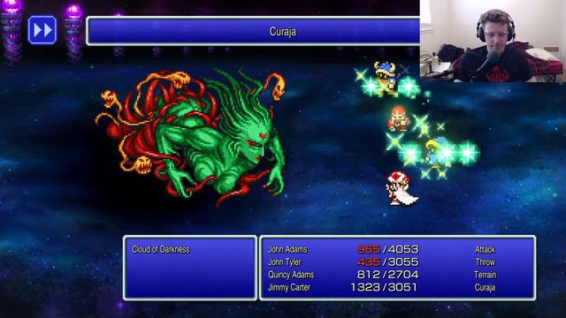 Final Fantasy 3 Pixel Remaster - Cloud of Darkness Fight - Dragon Slaying #13 смотреть онлайн