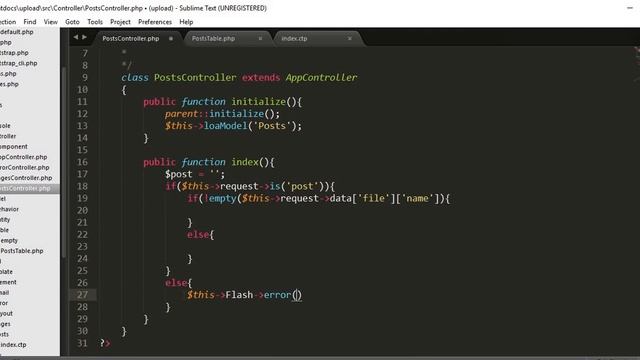 CakePHP Image/File Upload Tutorial смотреть онлайн