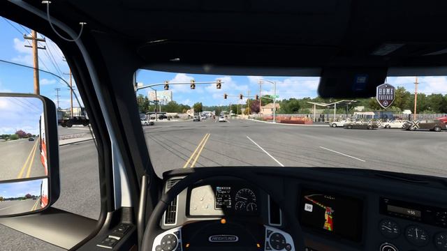 Freightliner Cascadia - To Gillette | DLC Wyoming | American Truck Simulator | Mouse Gameplay смотреть онлайн