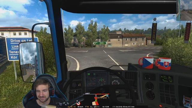 ANGLICKÝ VENKOV! | Euro Truck Simulator 2 ProMods & RusMap #32 смотреть онлайн