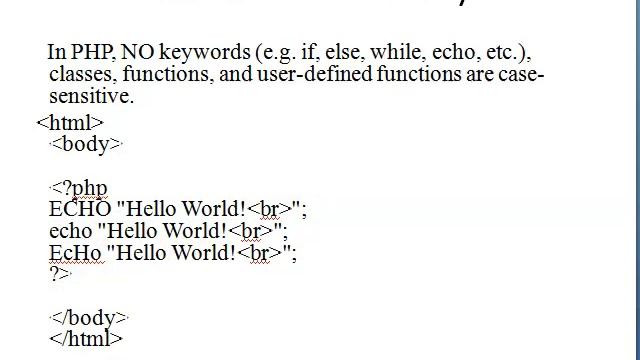 Introduction to PHP and its features смотреть онлайн