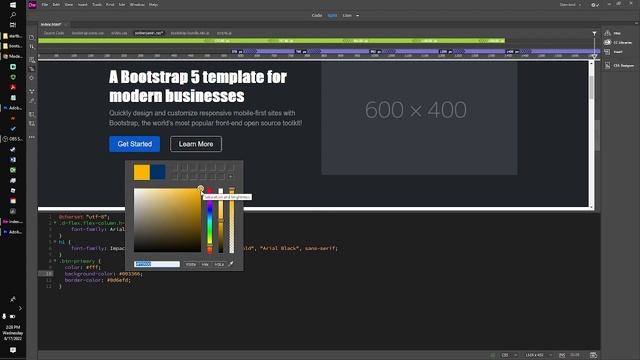 How to use bootstrap templates in Dreamweaver. смотреть онлайн