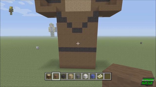 Minecraft Tutorial: Freddy Fazbear (Five Nights At Freddy's) Statue