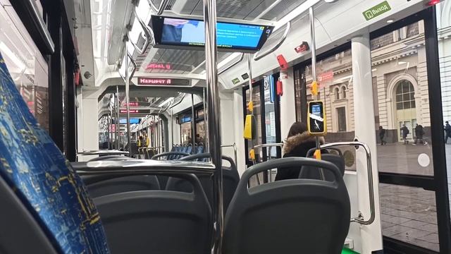 Трамвай №А Москва 20 11 2020 Витязь-М Moscow Tram A