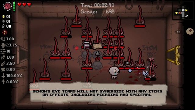 The Binding of Isaac: Lost and Forgotten Mod Item Guide - Can of Tar, Demon's Eye, Purple Skull смотреть онлайн