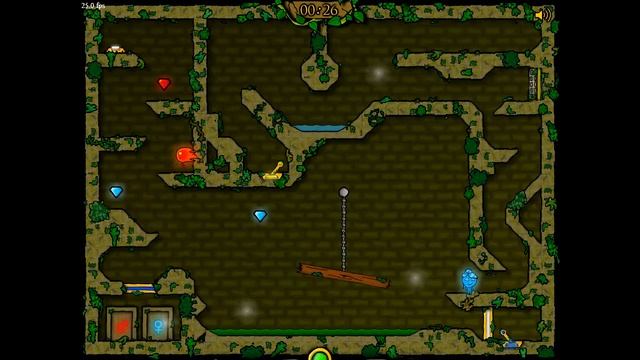 Fireboy and Watergirl in The Forest Temple Full Walkthrough смотреть онлайн