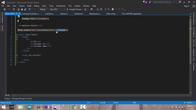 Database Change Notifications in ASP.NET (MVC) Using SignalR & SQL Dependency смотреть онлайн