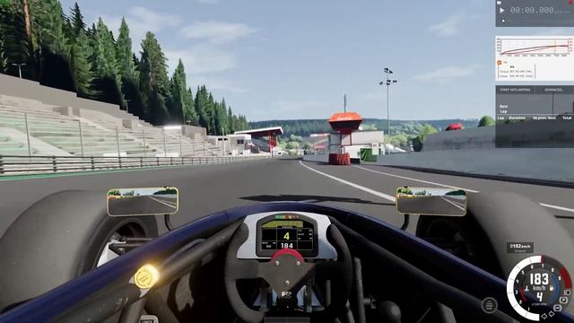 Spa-Francorchamps // Eau Rouge at full speed - BeamNG смотреть онлайн