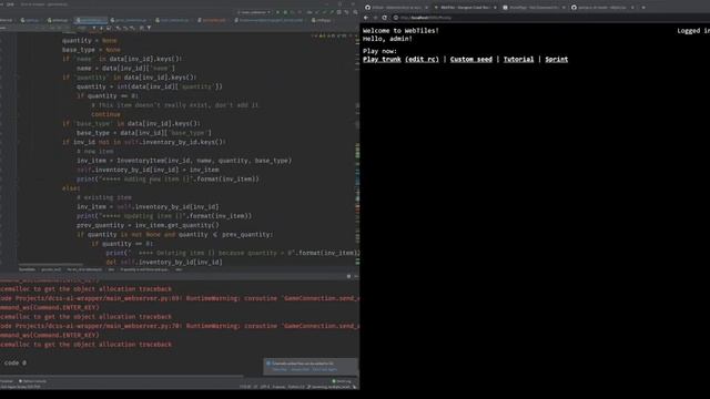 First stream - Python programming AI API for Dungeon Crawl Stone Soup смотреть онлайн