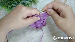 Вязание. МК Вертикальный ажурный узор "ЗИГЗАГ" //patterns