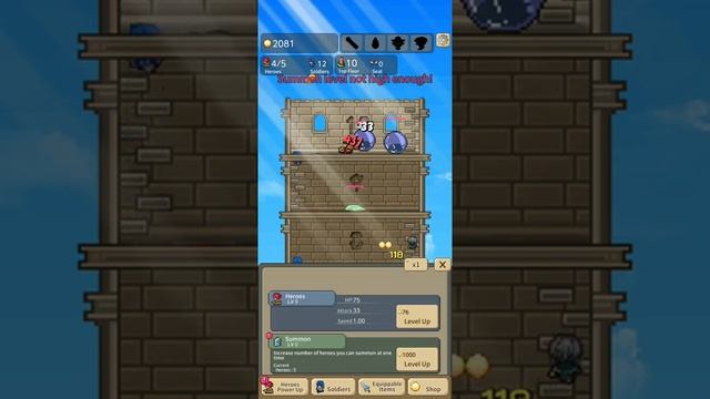 Tower of Hero ( IDLE Climbing Hero Game) смотреть онлайн