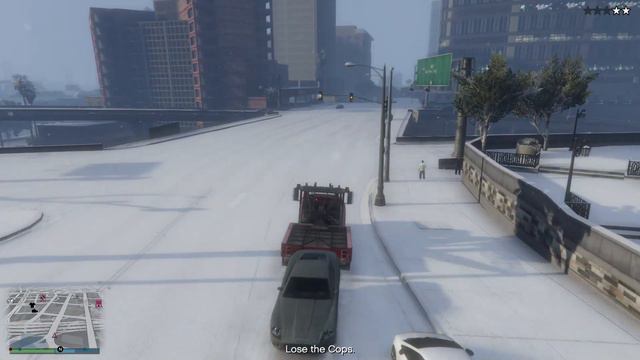 GTA 5 Salvage Yard, Tow Truck Services, Ocelot F620, Snow, 2142 смотреть онлайн