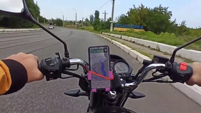 Первое путешествие с сыном на Lifan lf150 e-2 в Крамоторск к ветрогенераторам. Перезалил. смотреть онлайн