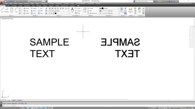 Prevent Autocad from Mirroring Text - Stop Text Mirror - Enable and Disable Mirrtext смотреть онлайн