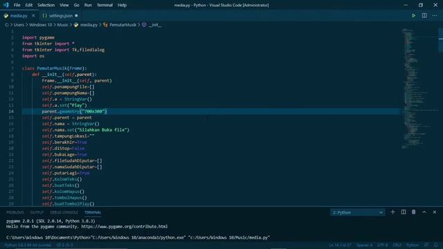 Music Player Python - GUI - Pygame смотреть онлайн