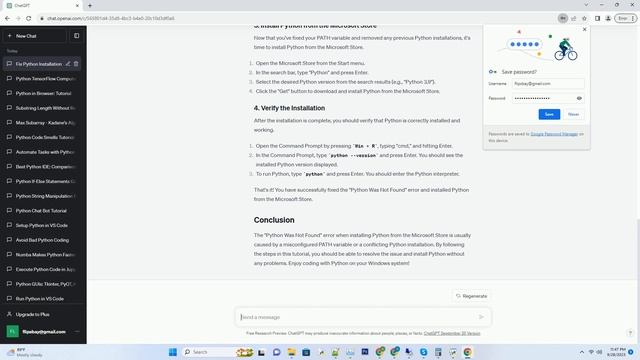 How to Fix Python Was Not Found Run Without Arguments to Install From the Microsoft Store Error смотреть онлайн