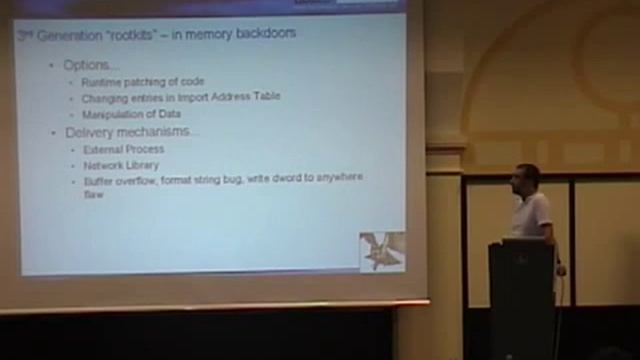 DeepSec 2007 A Discussion on Memory Resident Backdoors in Oracle смотреть онлайн