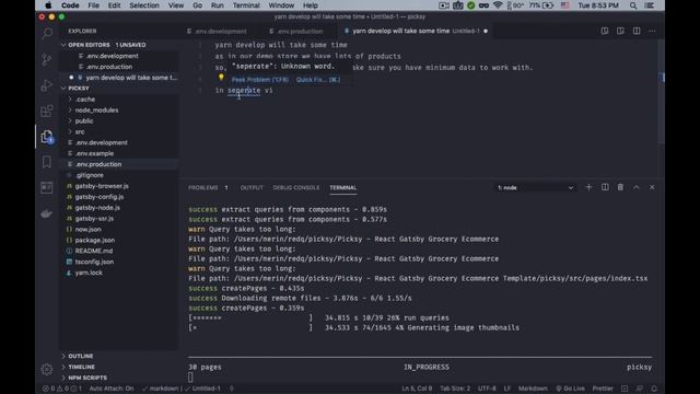 Installing Picksy - React Gatsby Grocery Ecommerce Template смотреть онлайн