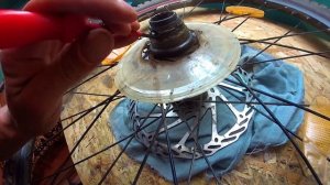 Разбор и смазка подшипников задней втулки велосипеда