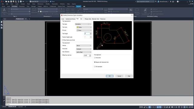 AutoCAD 2022 | Configuração do Dimension Style смотреть онлайн