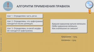 Русский язык 6 класс (Урок№49 - Гласные о и е после шипящих в суффиксах существительных.)