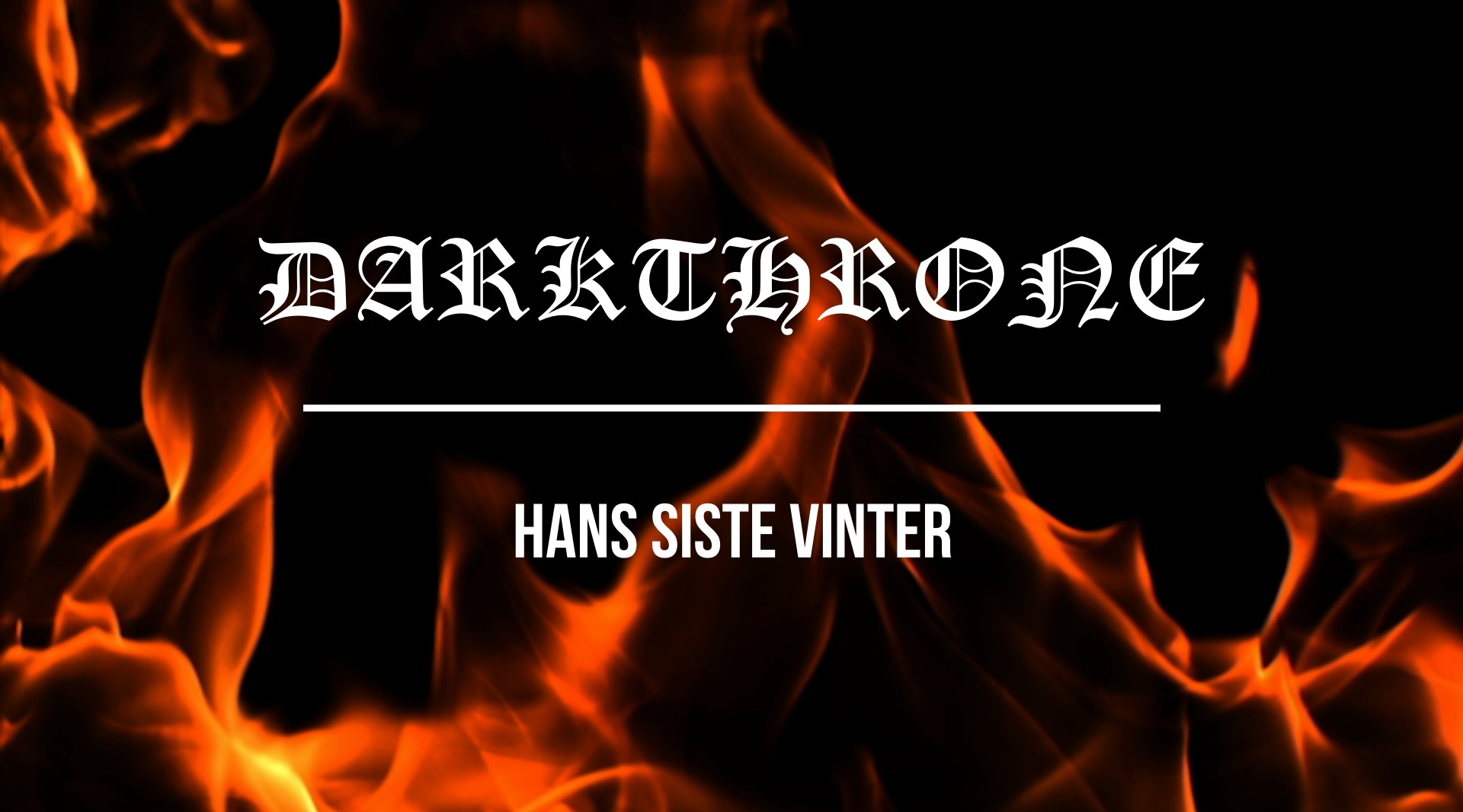 Darkthrone -  Hans Siste Vinter (Guitar Cover)