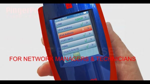 Ping - тест с помощью тестера PingerPro