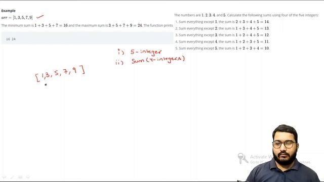 Mini-Max Sum | How to solve competitive questions on HackerRank | Data Science | Session With Sumit смотреть онлайн