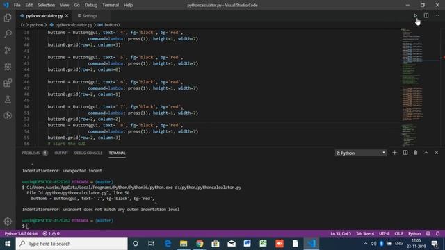 python Tutorial : create a calculator with 100 line code смотреть онлайн