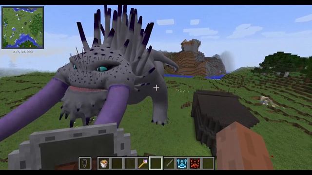 Dragon fire Mod review Minecraft 1.12.2 смотреть онлайн