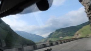 Владикавказ - Тбилиси. Военно-Грузинская дорога. Верхний Ларс. На Машине в Турцию через Грузию.