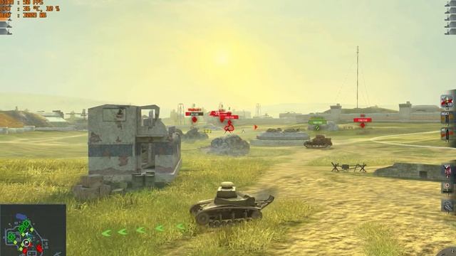 World of Tanks Blitz [PC] GeForce GTX 1050 Ti 4GB GDDR5 & Intel i7-3770 смотреть онлайн