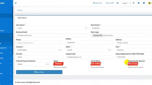 Store Request Approval By Admin emart Laravel Multi Vendor Ecommerce Advanced CMS смотреть онлайн