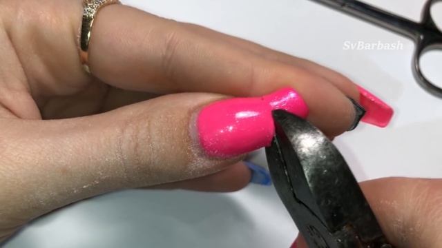 СПАСЕНИЕ НОГТЕЙ? Как СНЯТЬ Ногти Дома. РЕМОНТ ТРЕЩИНЫ на НОГТЕ. Наращивание в Домашних Условиях. смотреть онлайн