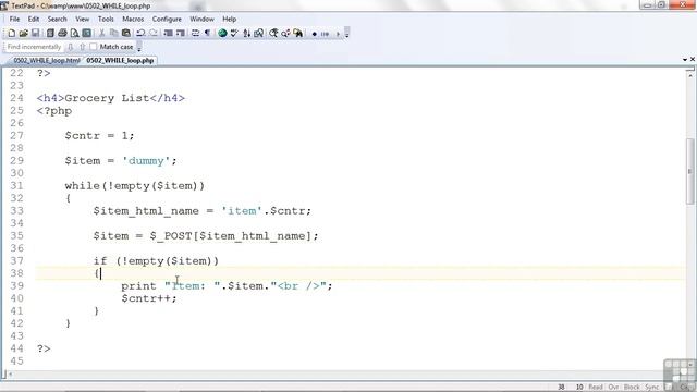 0502 The while Loop Dynamic Web Design with PHP and MySQL смотреть онлайн