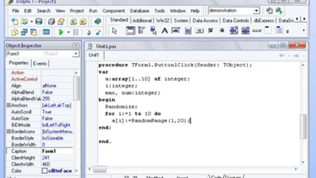 Курсы программирования. Алгоритм №8. Поиск минимального и максимального элементов массива смотреть онлайн