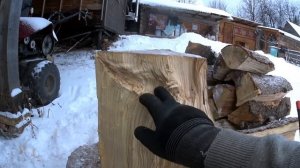 КАК ЛЕГКО РАСКОЛОТЬ СУЧКОВАТУЮ ЧУРКУ? // ТОНКОСТИ ПРИ КОЛКЕ ДРОВ // ЭКОНОМИЯ СИЛ