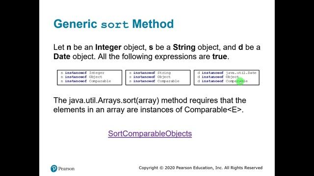 Java Comparable Interface смотреть онлайн